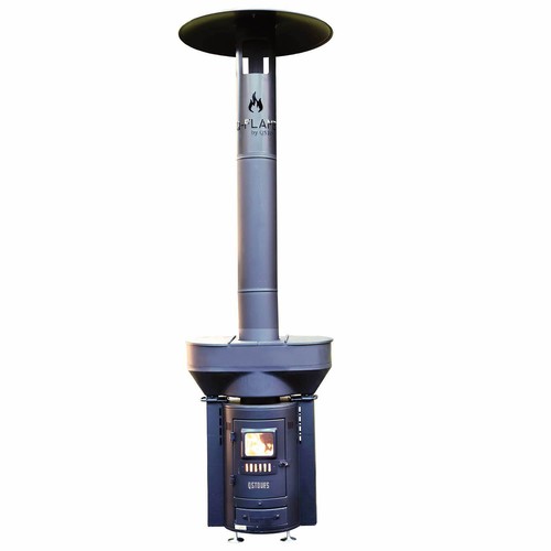Wood pellet patio - wood,