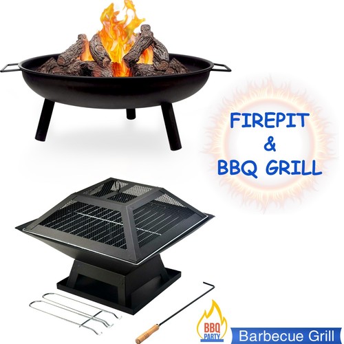 Square fire pit basket large - square,