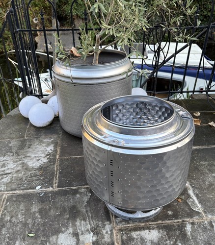 Upcycled washing machine - upcycled, drum