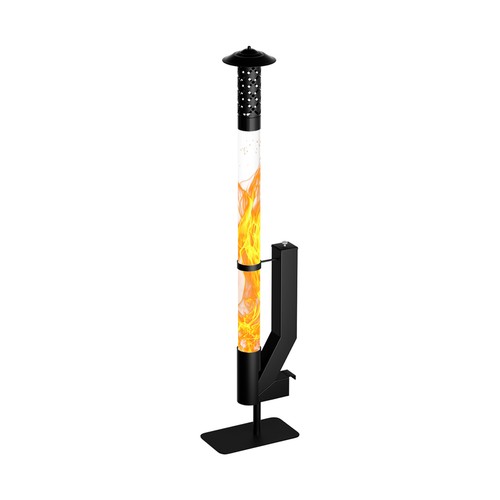 Glass flue patio heater - flue,