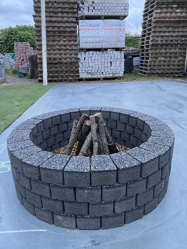 Fire pit kit stones - kit,