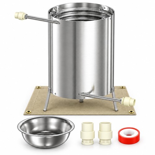 Wood fire pool heater - wood,