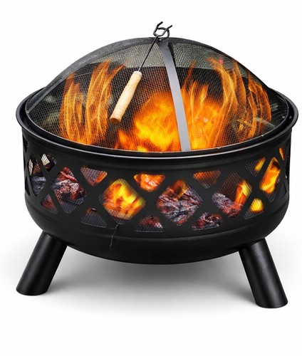 Garden fire pit - fire, bowl