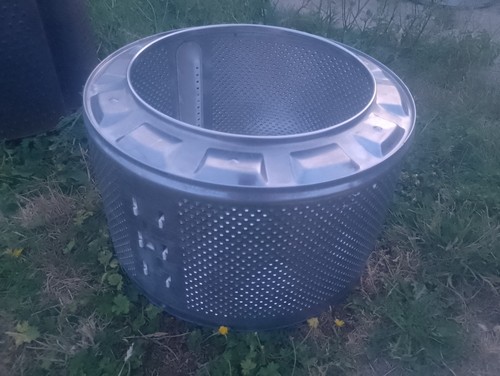 Upcycled washing machine drum - upcycled,
