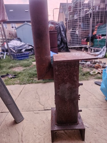 Outdoor wood burner patio - outdoor,