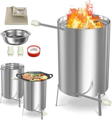 Efficient wood fired pool - wood-fired,
