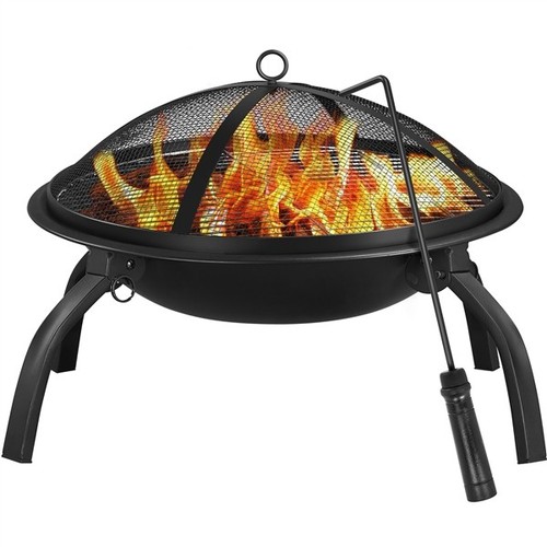 Fire pit foldable wood burning - fire,