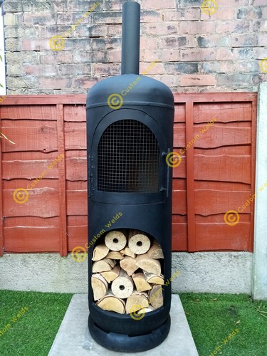 Large gas bottle log wood - gas,