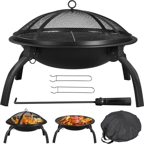 Fire pit foldable - fire, wood