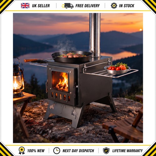 Foldable outdoor wood stove - foldable,